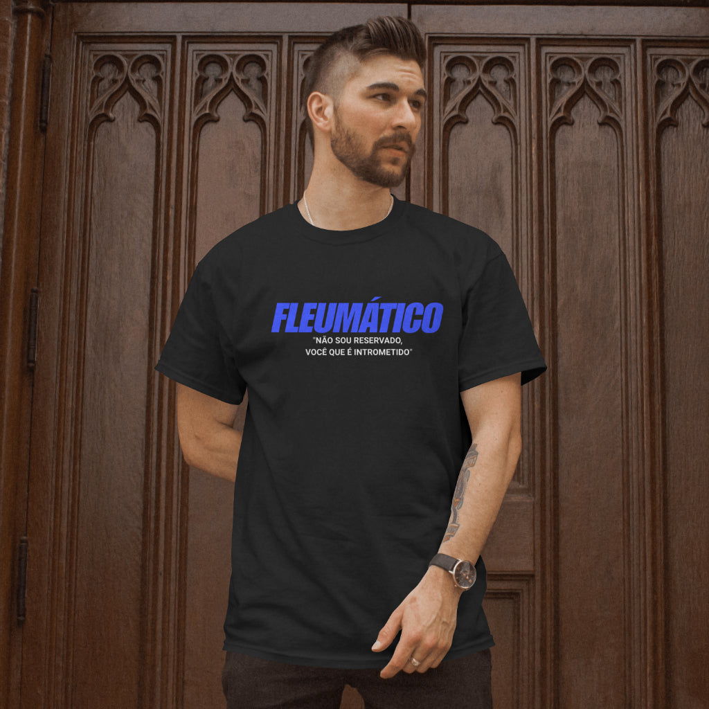 CAMISETA T-SHIRT MASCULINA - FLEUMÁTICO - V1