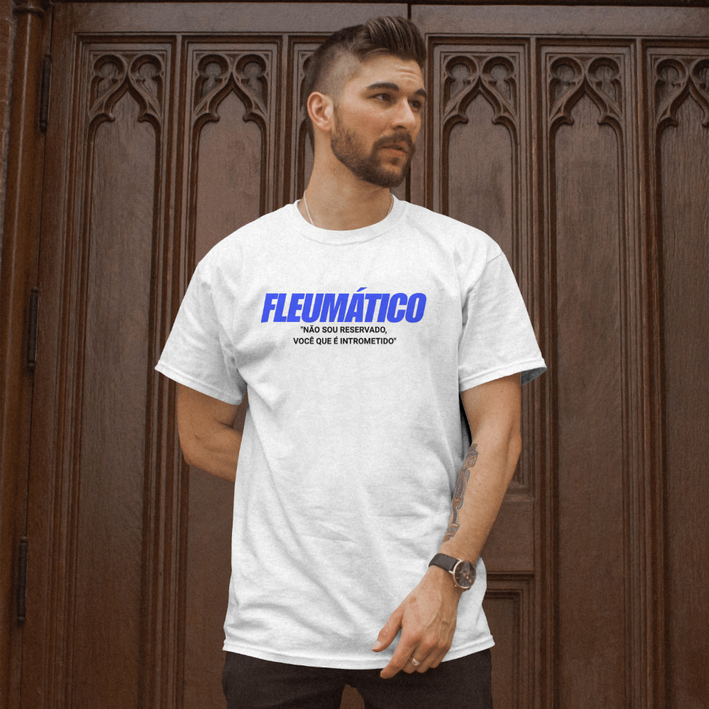 CAMISETA T-SHIRT MASCULINA - FLEUMÁTICO - V1