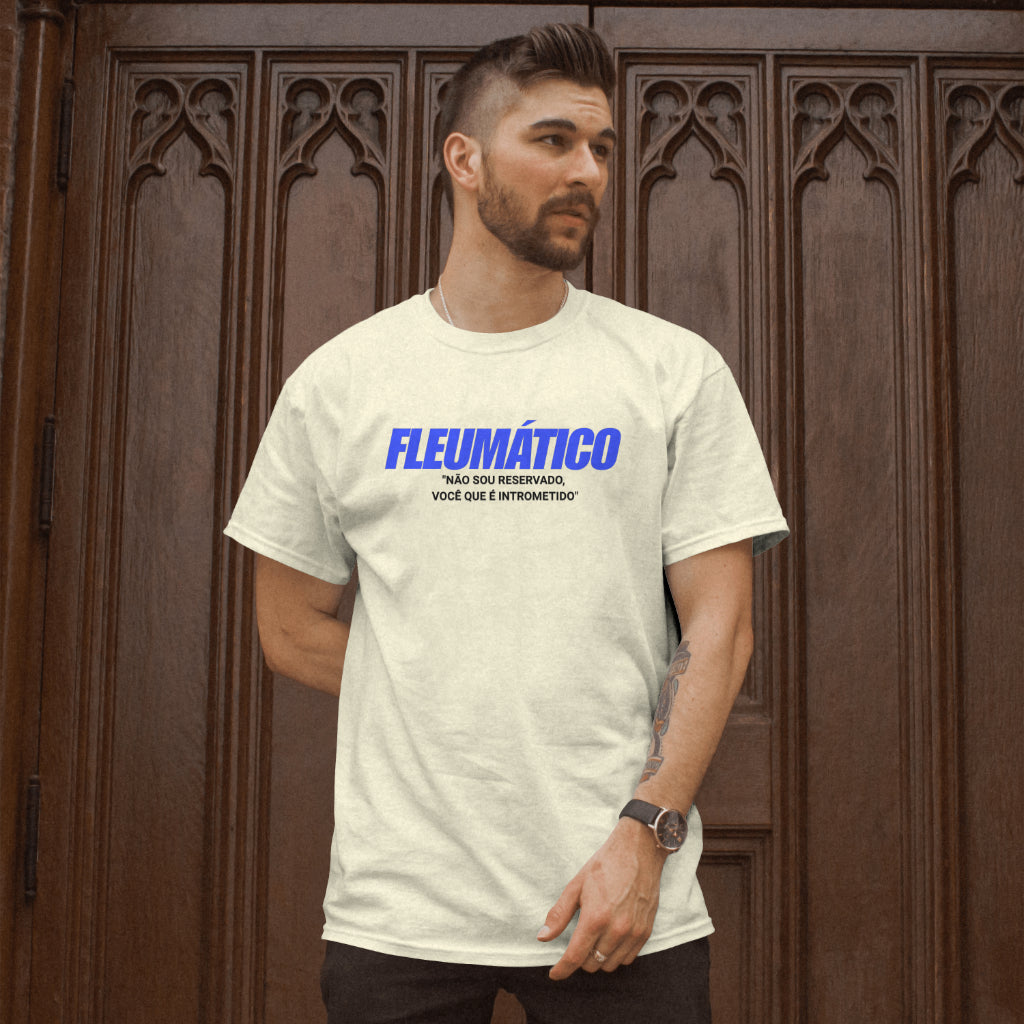 CAMISETA T-SHIRT MASCULINA - FLEUMÁTICO - V1