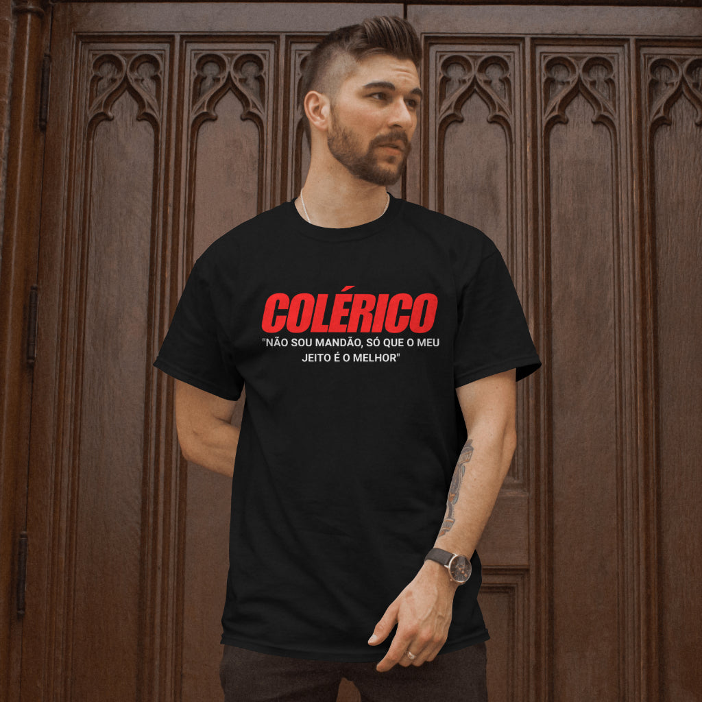 CAMISETA T-SHIRT MASCULINA - COLÉRICO - V1