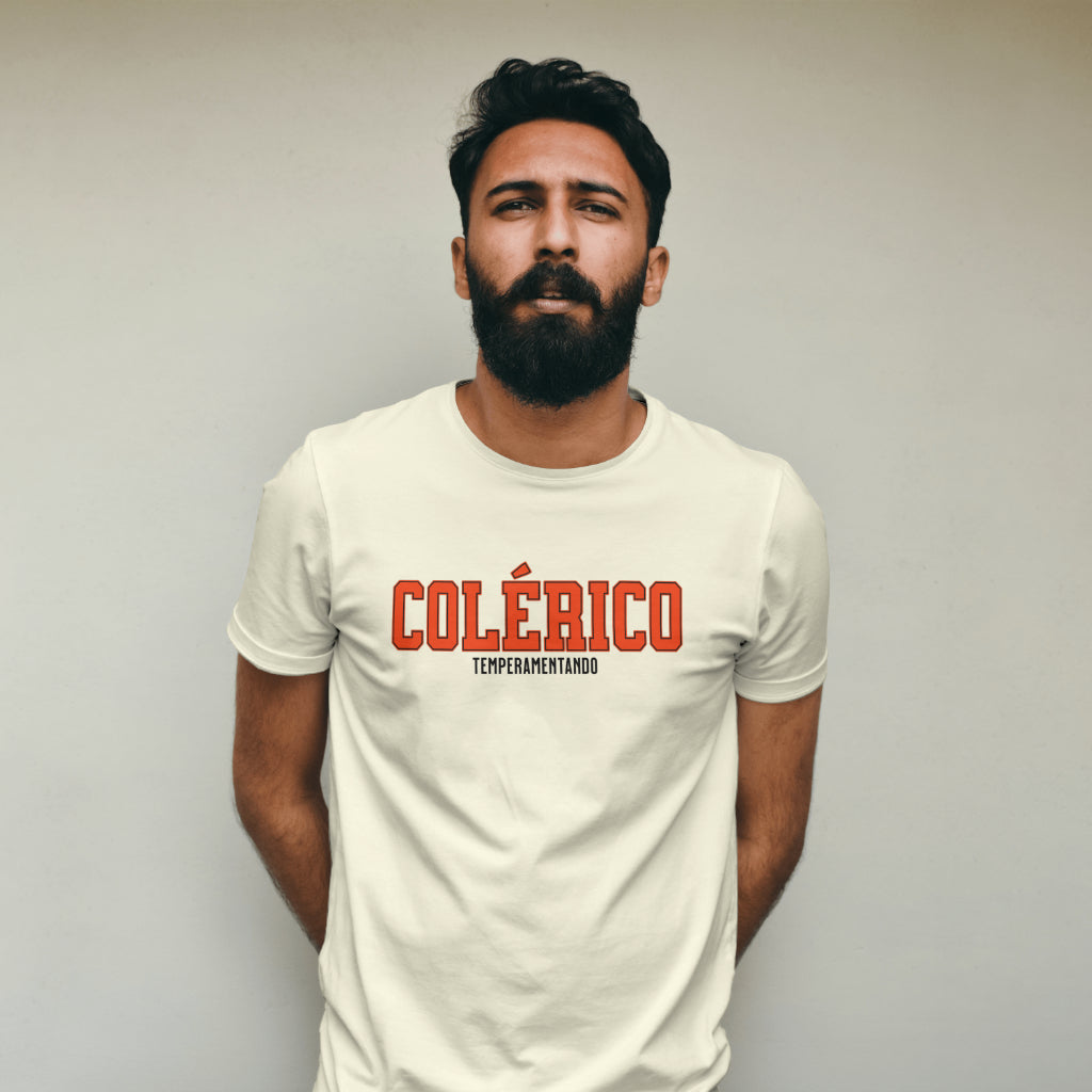 CAMISETA T-SHIRT MASCULINA - COLÉRICO - ESCRITA