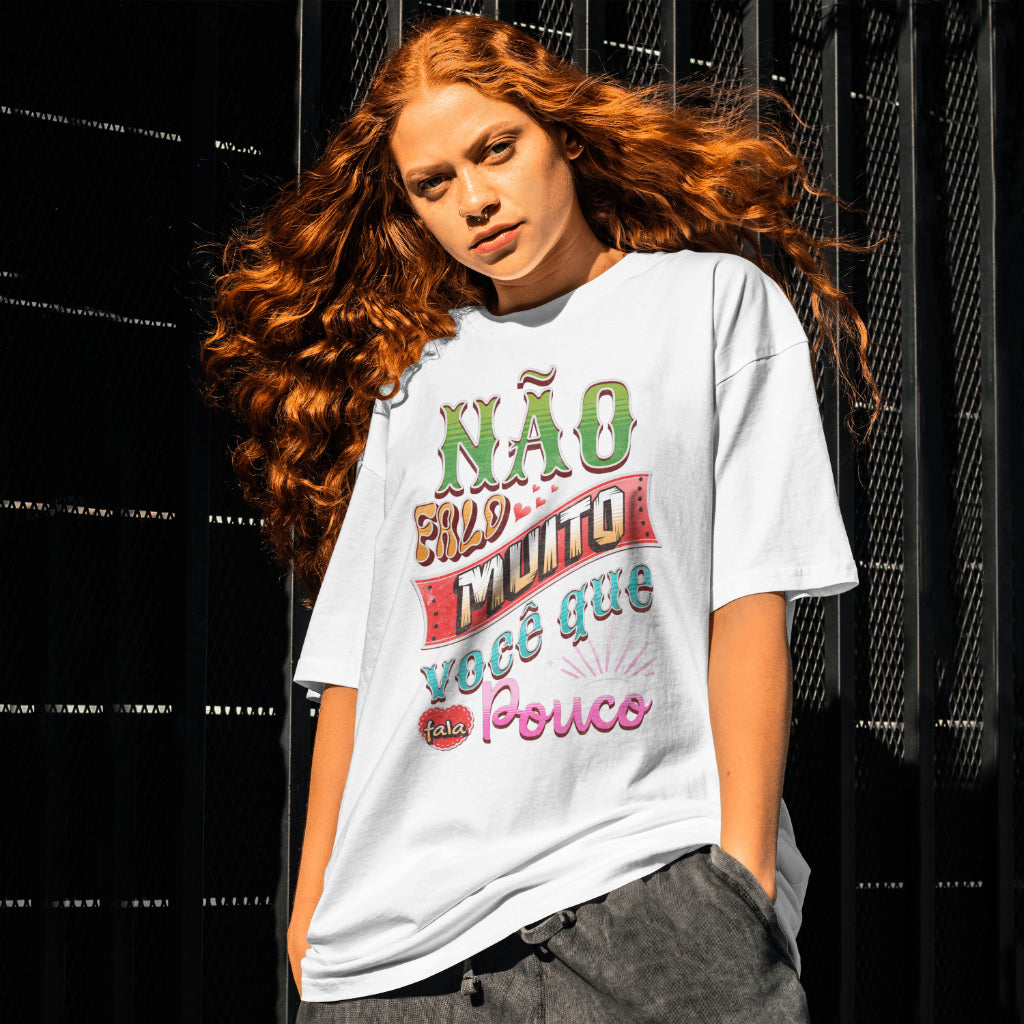 CAMISETA OVERSIZED UNISEX  - SANGUÍNEO - ESCRITA V3